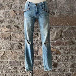 Current/Elliott Silverlake Zip Jeans